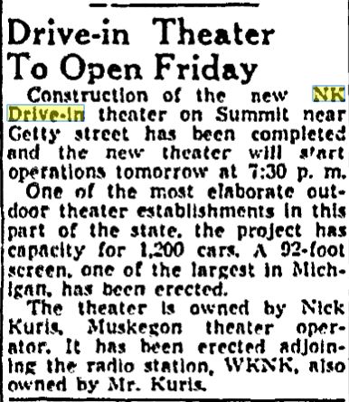 Getty 4 Drive-In Theatre - June 2 1949 (newer photo)